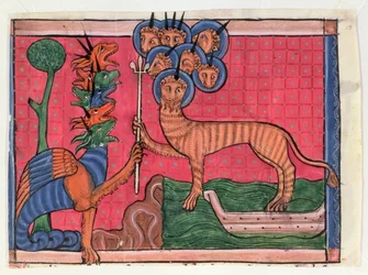 Apokalypse-Miniaturen: Der Drache im Krieg und das Tier aus dem Meer